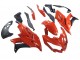 2015-2021 Kawasaki Versys 650 Motorcycle Fairings - Red Matte Black