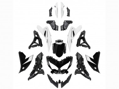 Cheap 2022-2025 Kawasaki Versys 650 Motorcycle Fairings - Glossy Black White