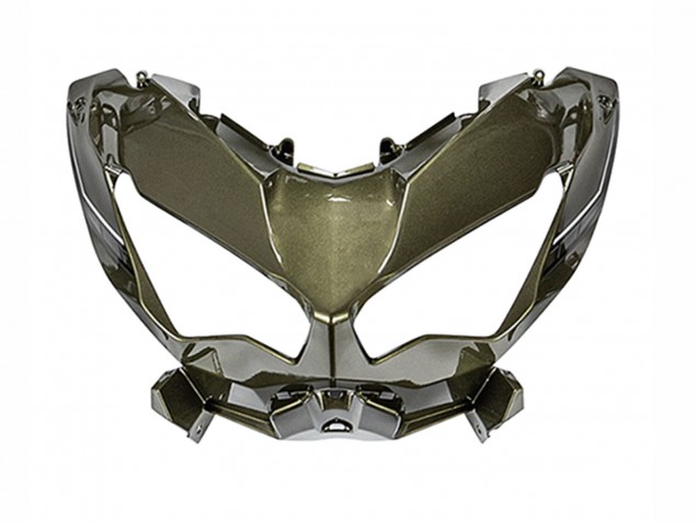 2022-2025 Kawasaki Versys 650 Motorcycle Fairings - Dark Green Black