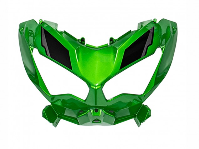 2022-2025 Kawasaki Versys 650 Motorcycle Fairings - Green Glossy Black
