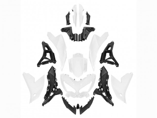 2022-2025 Kawasaki Versys 650 Motorcycle Fairings - White