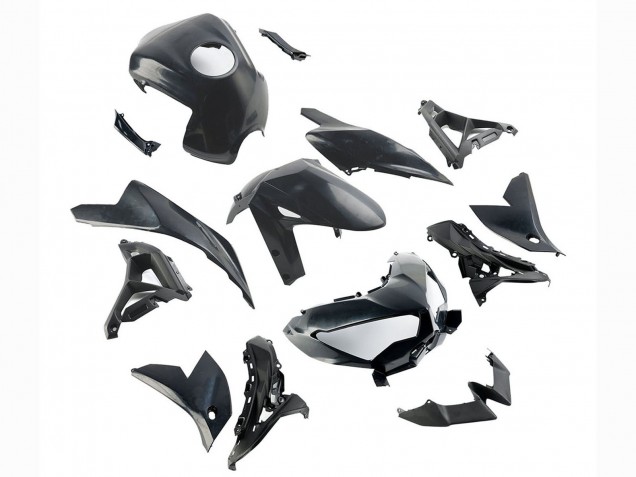 2022-2025 Kawasaki Versys 650 Motorcycle Fairings - Glossy Black