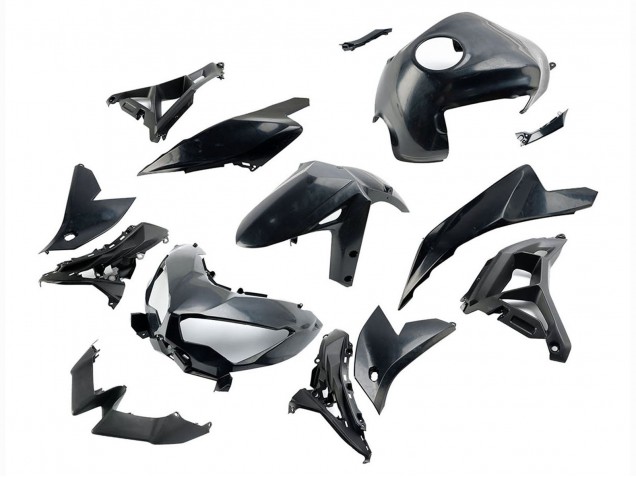 2022-2025 Kawasaki Versys 650 Motorcycle Fairings - Glossy Black
