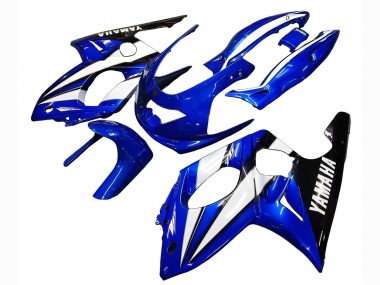 Cheap 1996-2007 Yamaha YZF600R Thundercat Motorcycle Fairings - Blue White Black