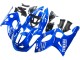 1996-2007 Yamaha YZF600R Thundercat Motorcycle Fairings - Blue White Silver