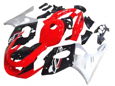 Cheap 1996-2007 Yamaha YZF600R Thundercat Motorcycle Fairing - Red Black Silver