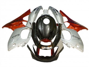 Cheap 1996-2007 Yamaha YZF600R Thundercat Motorcycle Fairings - Black Silver Burnt Orange