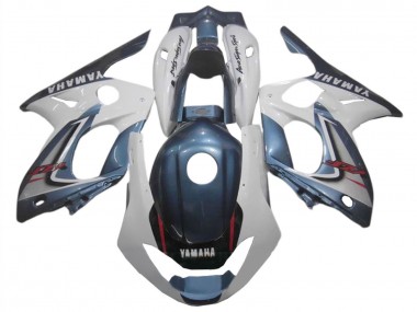 Cheap 1996-2007 Yamaha YZF600R Thundercat Motorcycle Fairings - Dark Blue White