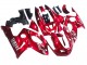 1996-2007 Yamaha YZF600R Thundercat Motorcycle Fairings - Red White Thunderace