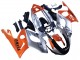 1996-2007 Yamaha YZF600R Thundercat Motorcycle Fairings - Orange Grey Glossy Black