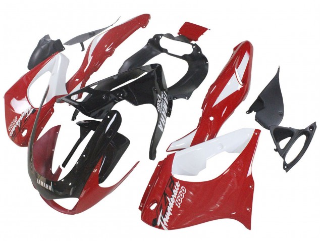 1997-2007 Yamaha YZF 1000R Thunderace Motorcycle Fairing Kits - Red Black White Thunderace