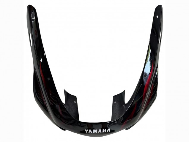 1997-2007 Yamaha YZF 1000R Thunderace Motorcycle Fairings - Black with Dark Red Flame