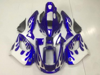 Cheap 1997-2007 Yamaha YZF 1000R Thunderace Motorcycle Fairing - Blue White