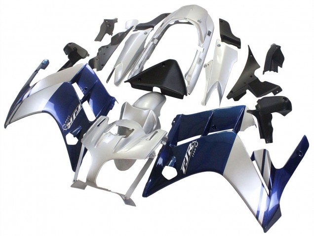 2001-2006 Yamaha FJR1300 Motorcycle Fairings - Dark Blue Silver