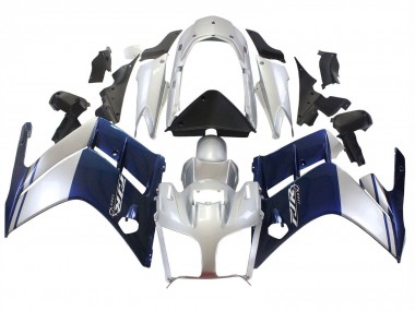Cheap 2001-2006 Yamaha FJR1300 Motorcycle Fairings - Dark Blue Silver