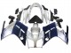 2001-2006 Yamaha FJR1300 Motorcycle Fairings - Dark Blue Silver