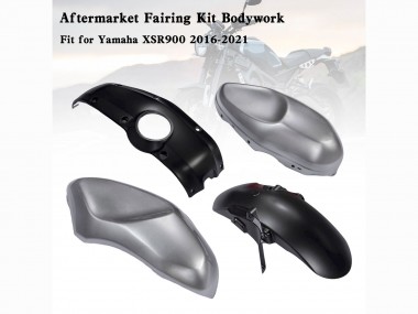 Cheap 2016-2021 Yamaha XSR900 Motorcycle Fairings - Black Grey