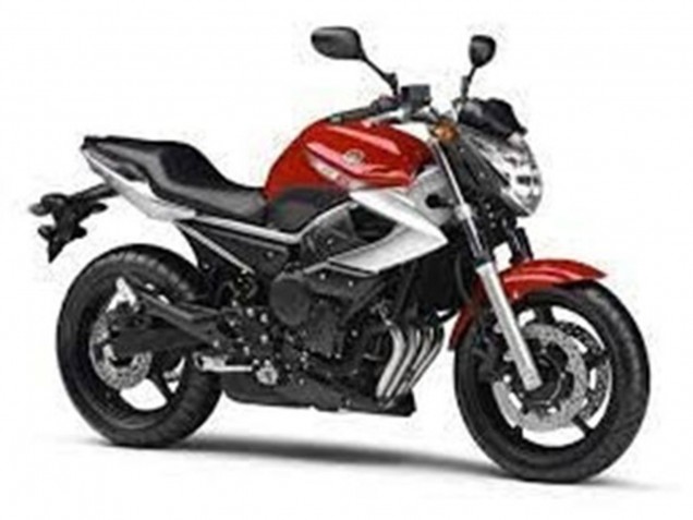 2009-2012 Yamaha XJ6 Motorcycle Fairings - Red Silver