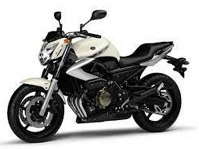 2009-2012 Yamaha XJ6 Motorcycle Fairings - White Silver Black