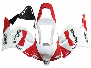 Cheap 1991-1994 Yamaha TZR250 3XV Motorcycle Fairings - White Red Marlboro Castrol Dunlop