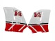 1985-1987 Yamaha RZV500 / RD500 Motorcycle Fairings - White Red Black