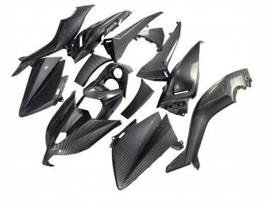 Cheap 2012-2014 Yamaha TMAX530 Motorcycle Fairings - Black Carbon Fiber