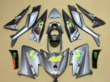 Cheap 2012-2014 Yamaha TMAX530 Motorcycle Fairings - Grey Semakin Didepan MoviStar Yamalube 46