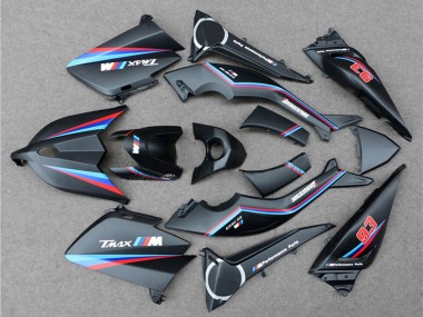 Cheap 2012-2014 Yamaha TMAX530 Motorcycle Fairings - Matte Black Red Blue 93