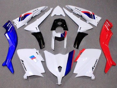 Cheap 2012-2014 Yamaha TMAX530 Motorcycle Fairing - White Red Blue