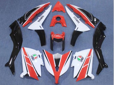 Cheap 2012-2014 Yamaha TMAX530 Motorcycle Fairing - Red White Black