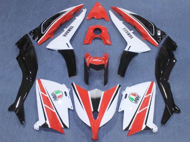 Cheap 2012-2014 Yamaha TMAX530 Motorcycle Fairing - Red White Black