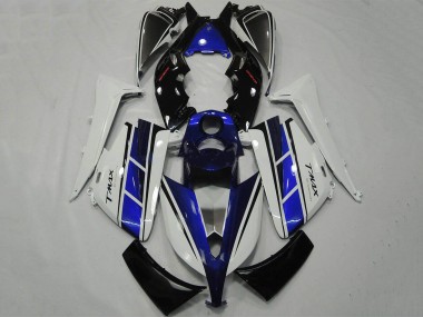 Cheap 2012-2014 Yamaha TMAX530 Motorcycle Fairing - White Blue Black
