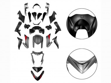 Cheap 2015-2020 Suzuki GSX-S 1000 Motorcycle Fairings - Black Grey