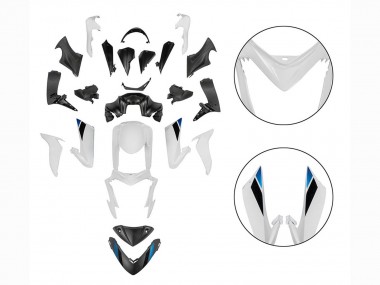 Cheap 2015-2020 Suzuki GSX-S 1000 Motorcycle Fairings - Black White