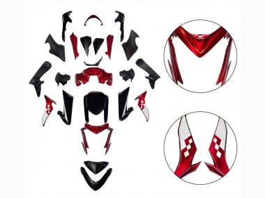 Cheap 2015-2020 Suzuki GSX-S 1000 Motorcycle Fairings - Red Black