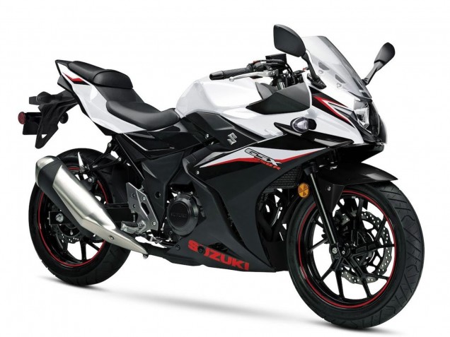 2017-2020 Suzuki GSX250R Motorcycle Fairing - White Black