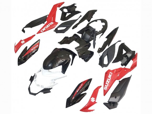 2017-2022 Suzuki GSX-S 750 Motorcycle Fairings - Red White