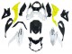 2017-2022 Suzuki GSX-S 750 Motorcycle Fairings - White Yellow