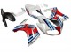 2003-2013 Suzuki SV650 Motorcycle Fairings - White Red Blue Martini