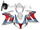 2003-2013 Suzuki SV650 Motorcycle Fairings - White Red Blue Martini