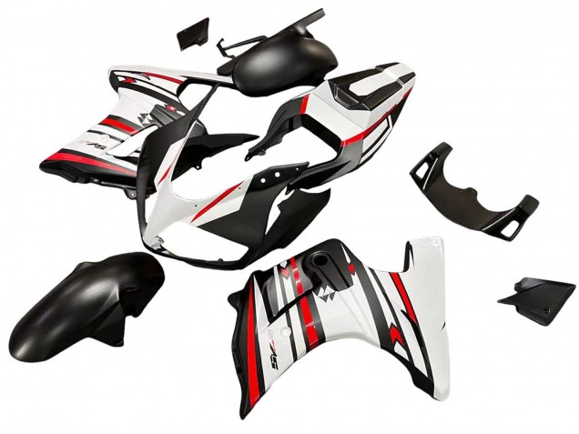 2003-2013 Suzuki SV650 Motorcycle Fairings - White Red Black