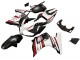 2003-2013 Suzuki SV650 Motorcycle Fairings - White Red Black