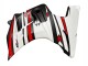 2003-2013 Suzuki SV650 Motorcycle Fairings - White Red Black