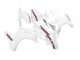 2003-2013 Suzuki SV650 Motorcycle Fairings - White with Dark Red Lines