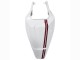 2003-2013 Suzuki SV650 Motorcycle Fairings - White with Dark Red Lines