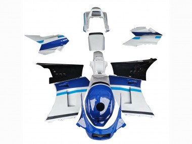 Cheap 1984-1987 Suzuki RG400 RG500 RG400/500 Motorcycle Fairings - White Blue Black