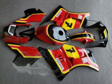 Cheap 1984-1987 Suzuki RG400 RG500 RG400/500 Motorcycle Fairings - Red Yellow Black 7