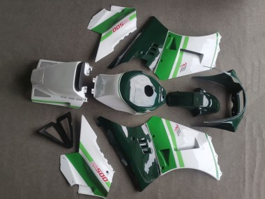Cheap 1984-1987 Suzuki RG400 RG500 RG400/500 Motorcycle Fairings - White Dark Green