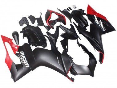 Cheap 2020-2024 Ducati Panigale V2 Motorcycle Fairings - Red Matte Black Corse