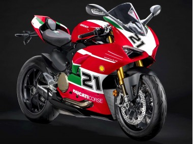 Cheap 2020-2024 Ducati Panigale V2 Motorcycle Fairings - White Red Green Matte Black Corse 21
